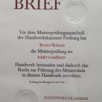 Meisterbrief Reinert